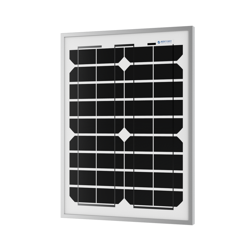 ACOPower 20 Watt Mono Solar Panel for 12 V Battery Charging, Off Grid