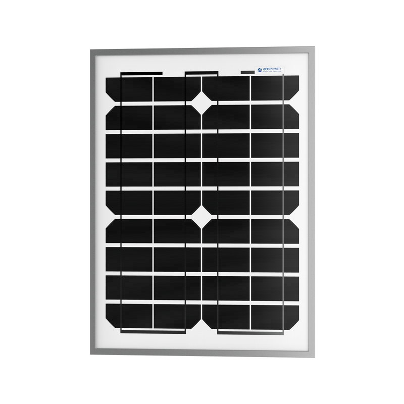 ACOPower 20 Watt Mono Solar Panel for 12 V Battery Charging, Off Grid