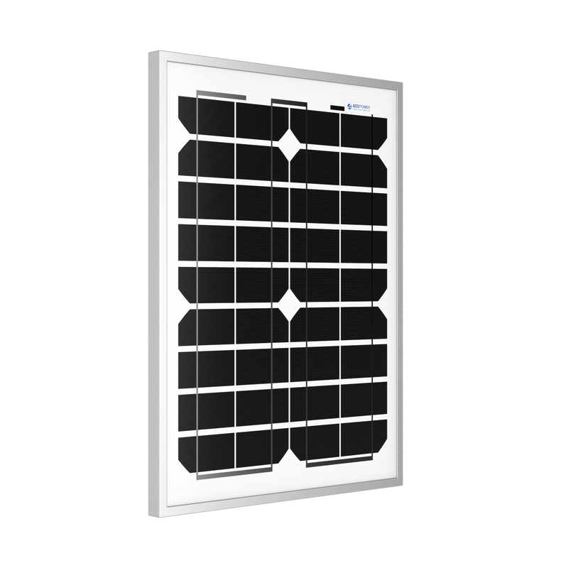 ACOPower 20 Watt Mono Solar Panel for 12 V Battery Charging, Off Grid