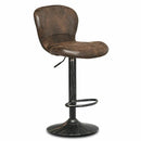 Set of 2 Adjustable Swivel Bar Stools with Hot-Stamping Cloth by LJGDeals