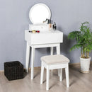 Makeup Dressing Wall Mounted Vanity Mirror with 2 Drawers by LJGDeals