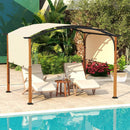 10 x 12 FT Outdoor Retractable Pergola with Retractable Canopy for Patio by LJGDeals