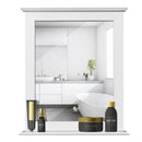 Wall-Mounted Multipurpose Vanity Mirror with Shelf by LJGDeals