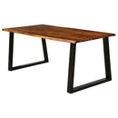 Rectangular Acacia Wood Dining Table by LJGDeals