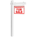 6 Feet Vinyl UPVC Real Estate Sign Post Realtor Yard Sign Post by LJGDeals