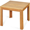 Wooden Square Patio Coffee Bistro Table by LJGDeals