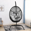 Hanging Cushioned Hammock Chair with Stand by LJGDeals