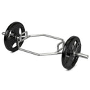 56 Inch Olympic Hexagon Deadlift Trap Bar with Folding Grips Powerlifting by LJGDeals