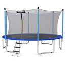 15 Feet Outdoor Bounce Trampoline with Safety Enclosure Net by LJGDeals