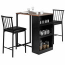 3 Piece Counter Height Pub Dining Set by LJGDeals