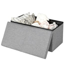30 Inch Folding Storage Ottoman with Lift Top by LJGDeals