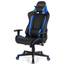 Massage Gaming Chair with Lumbar Support and Headrest by LJGDeals