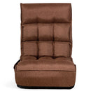 4-Position Adjustable Floor Chair Folding Lazy Sofa by LJGDeals