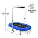 2-Person Foldable Mini Kids Fitness Rebounder Trampoline by LJGDeals