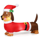 5 Feet Inflatable Christmas Dog with LED Lights by LJGDeals