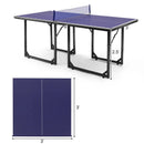 Multi-Use Foldable Midsize Removable Compact Ping-pong Table by LJGDeals