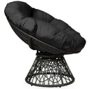 Rattan Papasan Chair Ergonomic 360-degree Swivel Soft Cushion Garden by LJGDeals
