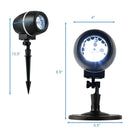 Outdoor Waterproof Christmas Snowflake LED Projector Lights with Remote Control by LJGDeals