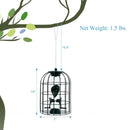 Squirrel-proof Caged Tube Wild Bird Feeder Outdoor Metal Seed Guard Deterrent by LJGDeals