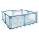 Baby Playpen Extra Large Kids Activity Center Safety Play-Blue by LJGDeals