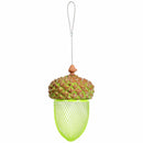 Metal Acorn Wild Bird Feeder Outdoor Hanging Food Dispenser for Garden Yard-Brown by LJGDeals