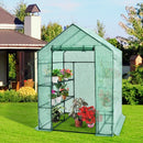 Walk-in Greenhouse 56 x 56 x 77 Inch Gardening with Observation Windows by LJGDeals