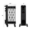 1500 W Oil-Filled Heater Portable Radiator Space Heater with Adjustable Thermostat by LJGDeals