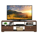 TV Stand Entertainment Media Center Console for TV's up to 60 Inch with Drawers Walnut by LJGDeals