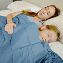 48 x 72 Inch Heavy Weighted 20lb Natural Bamboo Fabric Blanket-Blue by LJGDeals