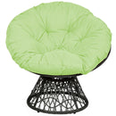 Rattan Papasan Chair Ergonomic 360-degree Swivel Soft Cushion Garden by LJGDeals