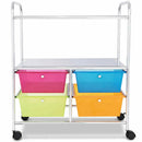 Mobile 4 Drawers Shelves Rolling Storage Cart Rack by LJGDeals
