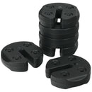 Set of 6 Canopy Weights 30lbs Weight Plate Kit with No-Pinch Design by LJGDeals