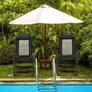 4 Pieces Patio Garden Adjustable Reclining Folding Chairs with Headrest by LJGDeals