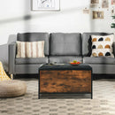 Entryway Flip Top Ottoman Stool with Padded Seat by LJGDeals