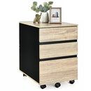 3-Drawer Mobile File Cabinet for Home Office by LJGDeals