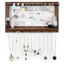 Wall Mounted Jewelry Rack with Removable Bracelet Rod by LJGDeals