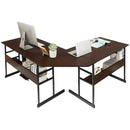 L-Shaped Computer Desk with Tiltable Tabletop by LJGDeals
