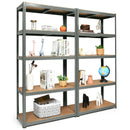 2 Pcs Storage Shelves Garage Shelving Units Tool Utility Shelves by LJGDeals
