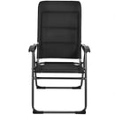 Set of 4 Patio Folding Chairs with Adjustable Backrest-Black by LJGDeals
