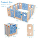 18-Panel Foldable Baby Playpen Kids Activity Center with Lockable Door by LJGDeals