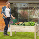 Raised Garden Bed Elevated Planter Box Wood for Vegetable Flower Herb by LJGDeals