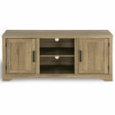Rustic TV Stand Entertainment Center Storage Cabinet by LJGDeals