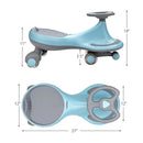 Wiggle Car Ride-on Toy with Flashing Wheels by LJGDeals