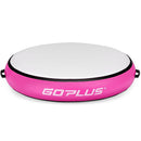40 Inch Inflatable Round Gymnastic Mat with Electric Pump by LJGDeals