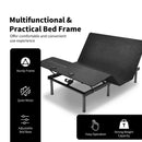 Queen Size Adjustable Bed Base Frame with Wireless Remote Control by LJGDeals