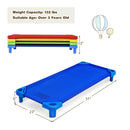Pack of 4 Colorful Kids Stackable Naptime Cot by LJGDeals