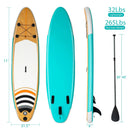 10' Inflatable Stand up Paddle Board Surfboard SUP with Bag by LJGDeals