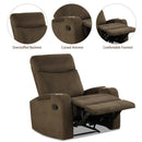 Recliner Chair Single Sofa Lounger with Arm Storage and Cup Holder for Living Room by LJGDeals