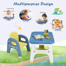 Kids Activity Table and Chair Set with Montessori Toys for Preschool and Kindergarten by LJGDeals