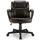 Adjustable Leather Executive Office Chair Computer Desk Chair with Armrest by LJGDeals